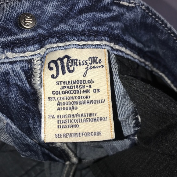 MISS ME Women's Jeans JP5014SK4 Skinny 0257 - Picture 5 of 9